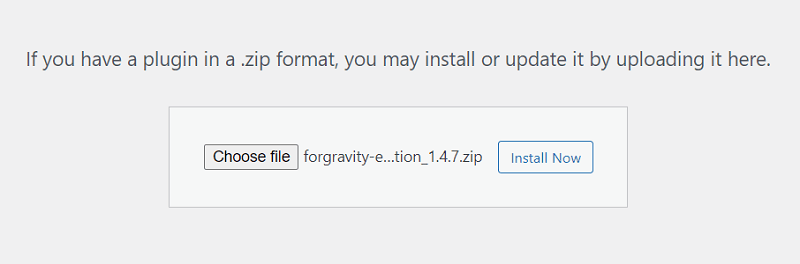 Gravity forms export to excel - entry automation installation